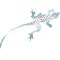 Lizard Wall Stencil | 2273 by Designer Stencils | Animal & Nature Stencils | Reusable Art Craft Stencils for Painting on Walls, Canvas, Wood | Reusable Plastic Paint Stencil for Home Makeover | Easy to Use & Clean Art Stencil